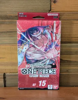One Piece Edward Newgate (Red) Starter Deck - ST-15 - Factory Sealed - English - Image 1