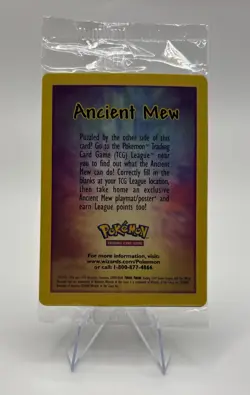 Pokemon TCG Ancient Mew Holo Card 2000 Movie Promo, Sealed Unopened (H) - Image 2