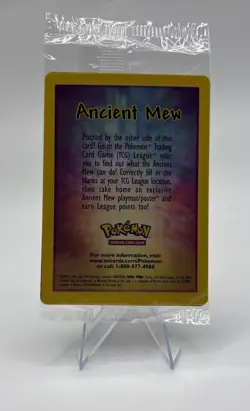 Pokemon TCG Ancient Mew Holo Card 2000 Movie Promo, Sealed Unopened (K) - Image 2