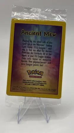 Pokemon TCG Ancient Mew Holo Card 2000 Movie Promo, Sealed Unopened (L) - Image 2