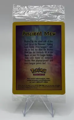 Pokemon TCG Ancient Mew Holo Card 2000 Movie Promo, Sealed Unopened (C) - Image 2