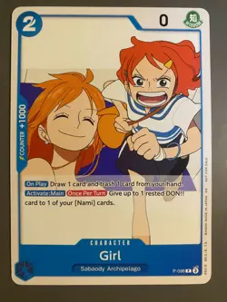 GIRL OP-PR P-096 P Unsealed - One Piece Card Game - Image 1