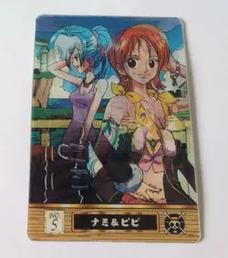 ONE PIECE Gummy Card No. 5 Renticular Holo Vivi & Nami - Image 1