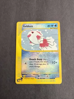 Pokemon TCG Goldeen Aquapolis 2003 Card 78/147 Reverse Holo LP - Image 1