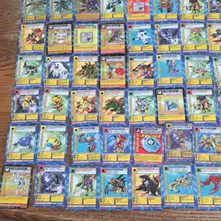 Lot of 143 Vintage Digimon Cards Bandai - Image 1