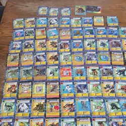 Lot of 143 Vintage Digimon Cards Bandai - Image 2