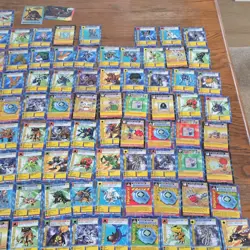 Lot of 143 Vintage Digimon Cards Bandai - Image 3