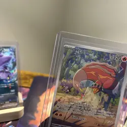 Pokemon TCG Heatmor Illustration Rare White Flare Card 104/086 NM/M Condition - Image 2