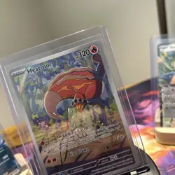 Pokemon TCG Heatmor Illustration Rare White Flare Card 104/086 NM/M Condition - Image 3