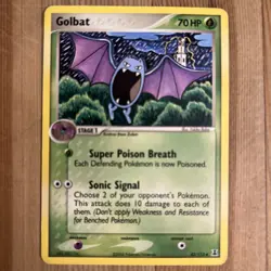 2005 Golbat - MP - Uncommon EX Delta Species 43/113 Vintage Pokemon Card TCG - Image 1
