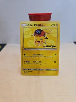 Pokemon TCG Pikachu Ash's Promo Card - Image 1