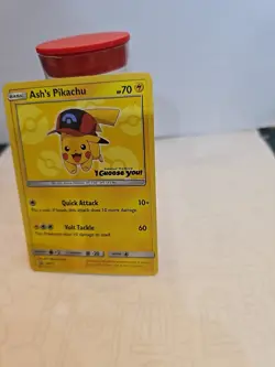 Pokemon TCG Pikachu Ash's Promo Card - Image 2