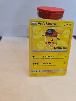Pokemon TCG Pikachu Ash's Promo Card - Image 3