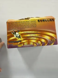 Pokemon Gym Heroes Empty Booster Box Broken Opened No Cards - Image 5