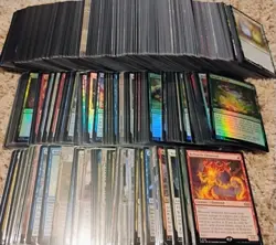(500+) Magic The Gathering bulk card lot / Rares / Foils / Commons / Mint - Image 1