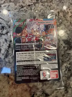 One Piece Monkey.D.Luffy College Basketball US Voyage Promo Card Sealed Rutgers - Image 2