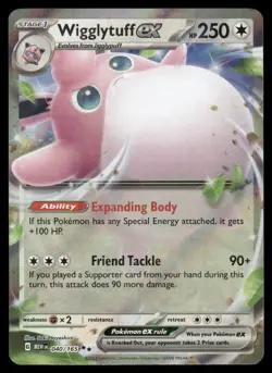 Pokemon Cards Wigglytuff ex 040/165 151 Double Rare NM - Image 1