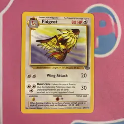 PIDGEOT Pokemon Card Jungle Non Holo 24/64 LP - Image 1
