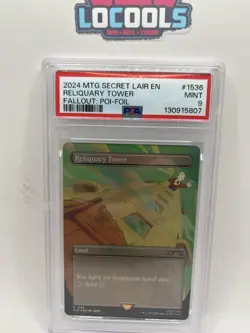 2024 MTG SECRET LAIR DROP FOIL #1536 RELIQUARY TOWER PSA 9 Mint - Image 1