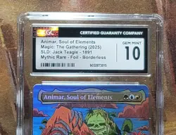 MTG Animar, Soul of Elements #1891 Rainbow Foil Secret Lair CGC 10 Gem Mint - Image 2