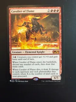 Cavalier of Flame NM The List PLIST Magic the Gathering - Image 1