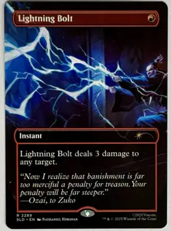 Lightning Bolt Avatar: The Last Airbender Everything Changed Secret Lair, #2289. - Image 1