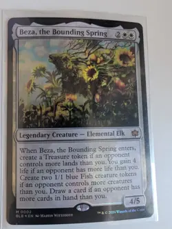 Beza, the Bounding Spring Bloomburrow Foil MTG - Image 1