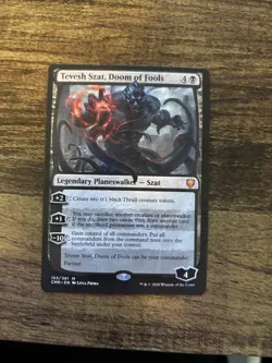 1x MTG Tevesh Szat, Doom of Fools - Commander Legends #153 - Image 1