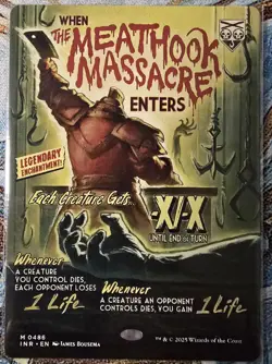 The Meathook Massacre (Showcase Poster) Innistrad Remastered, Regular, MTG, #486 - Image 1