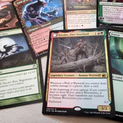 COMMANDER Magic Deck MTG - *WEREWOLVES & WOLF Red Green Tribal Flipout Attacks* - Image 1