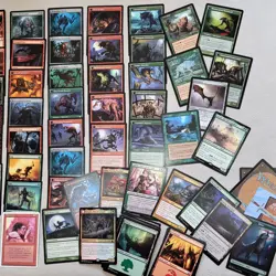 COMMANDER Magic Deck MTG - *WEREWOLVES & WOLF Red Green Tribal Flipout Attacks* - Image 3
