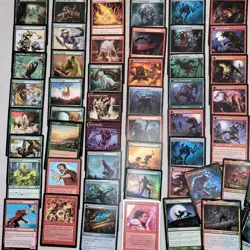 COMMANDER Magic Deck MTG - *WEREWOLVES & WOLF Red Green Tribal Flipout Attacks* - Image 4