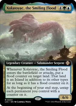 MTG Xolatoyac, the Smiling Flood (Extended Art) - 34 / English / Near Mint - Image 1
