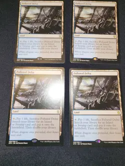 Polluted Delta 239 x4( Playset) - NM -Khans of Tarkir Magic the Gathering MTG - Image 1