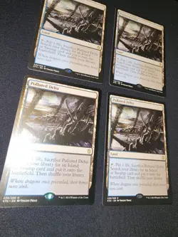 Polluted Delta 239 x4( Playset) - NM -Khans of Tarkir Magic the Gathering MTG - Image 2