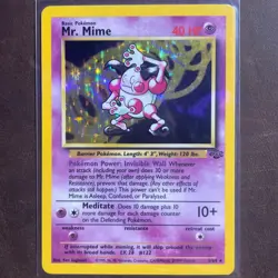 Mr. Mime (6) Holo Rare Jungle 06/64 MP Pokemon Card - Image 1