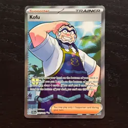 Kofu 165/142 Pokemon Stellar Crown SV Full Art Ultra Rare Holo NM - Image 1
