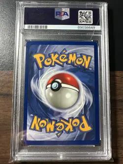 1999 Pokemon Fossil Unlimited #51 Krabby PSA 8 NM Mint - Image 2