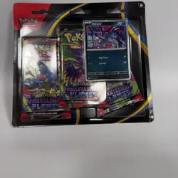 Pokemon TCG: Phantasmal Flames 3 Pack Triple Blister Sneasel Promo New - Image 1