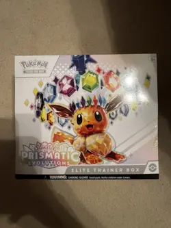 Pokemon TCG SV Prismatic Evolutions Elite Trainer Box (small tear, see photo) - Image 1
