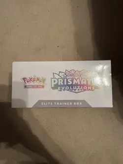 Pokemon TCG SV Prismatic Evolutions Elite Trainer Box (small tear, see photo) - Image 4
