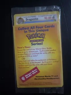 Dragonite Pokemon Black Star Promo WB Promo Sealed (WB Filler) - Image 1