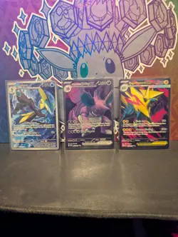 Pokemon TCG GX EX Holo Lot Inteleon Team Rocket's Nidoking GX Mega Manectric GX - Image 1