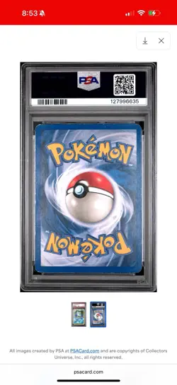 2000 POKEMON GAME BLASTOISE-HOLO PSA 4 VG/EX Base Set 2 - Image 2