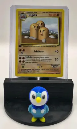 Pokemon TCG - Dugtrio Digdri German 1st Edition Base Set 19/102 Rare WOTC NM - Image 1