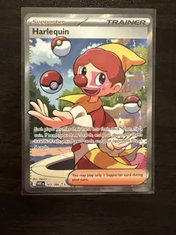 Pokemon 2025 White Flare Harlequin #163/086 Ultra Rare NM - Image 1