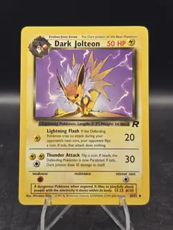 Pokemon TCG Dark Jolteon 38/82 Team Rocket Regular Unlimited Uncommon NM - Image 1