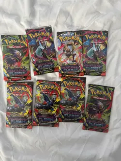 Pokemon TCG Mega Evolution Phantasmal Flames 8x Booster Packs New Sealed ❇ - Image 1