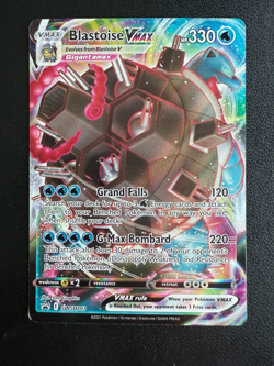 Pokemon Blastoise VMAX SWSH 103 Rare Holo Sword and Shield LP - Image 1