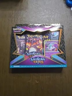 Pokemon TCG Shining Fates Mad Party Pin Collection Polteageist Sealed Box 820650808685 - Image 1